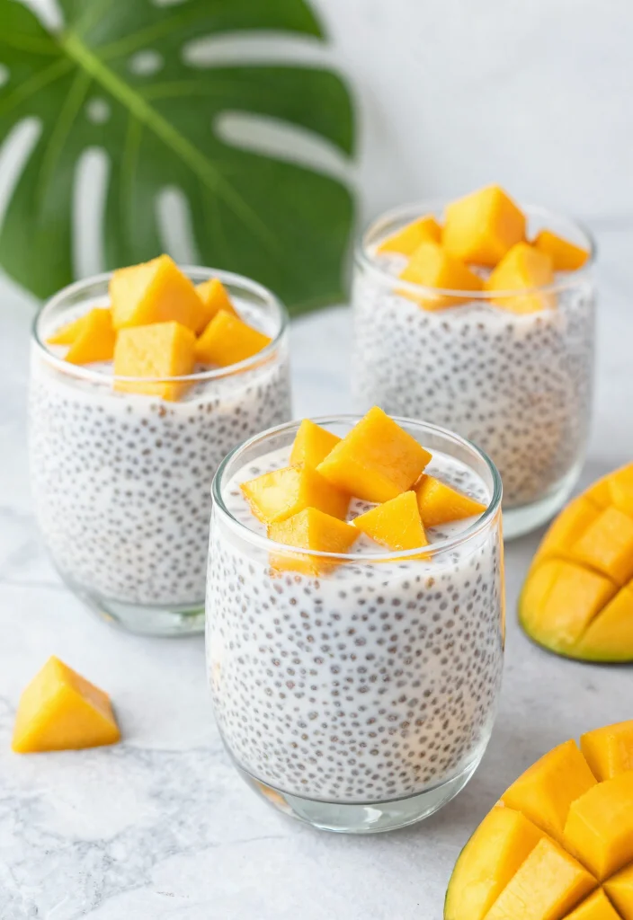 12 Award-Winning Dessert Recipes for Impressive Homemade Sweets - 2. Coconut Mango Chia Pudding