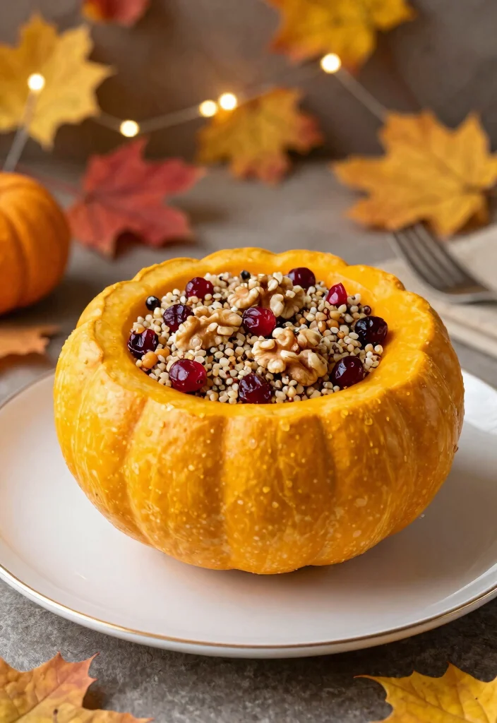 12 Cozy Vegan Fall Dinner Recipes with Seasonal Weeknight Flavor - 3. Stuffed Acorn Squash