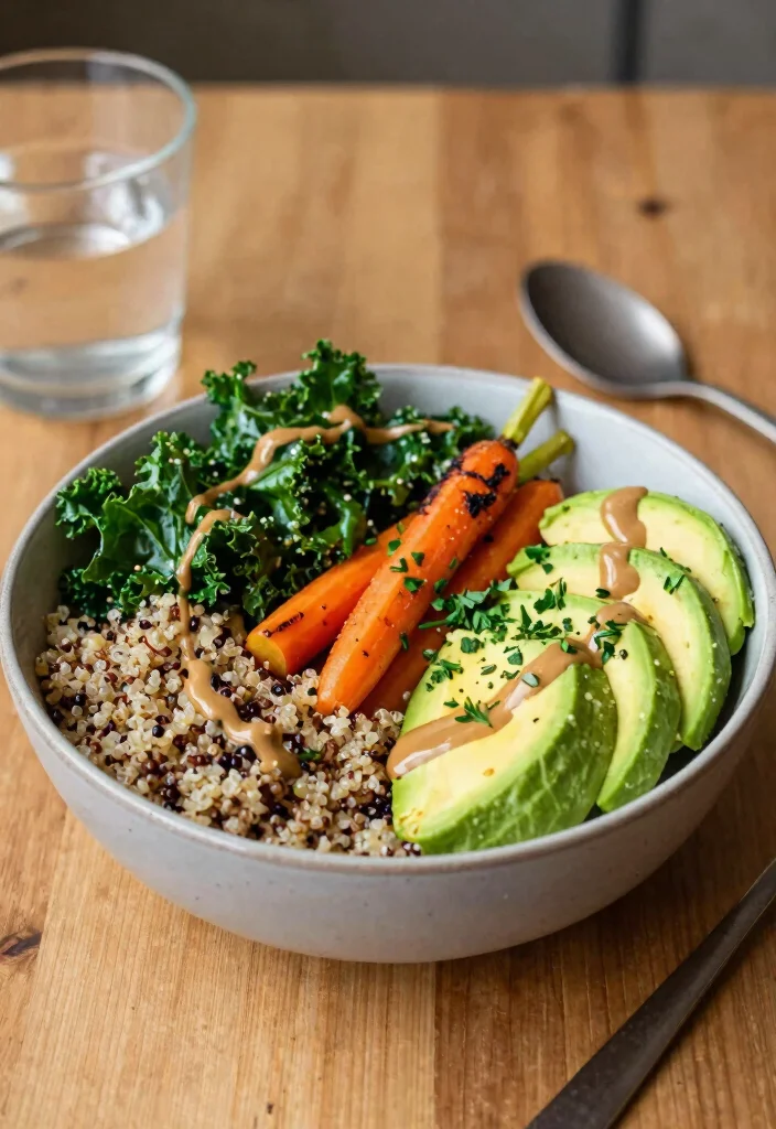 12 DASH Diet Dinner Recipes for Light Heart-Healthy Meals - 6. Vegetable and Quinoa Buddha Bowl