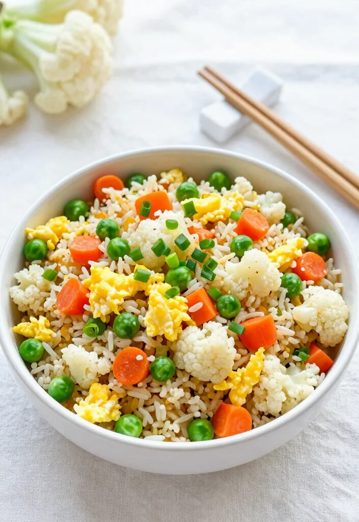 12 Easy Keto Lunch Recipes for Fast Satisfying Midday Meals - 4. Cauliflower Fried Rice