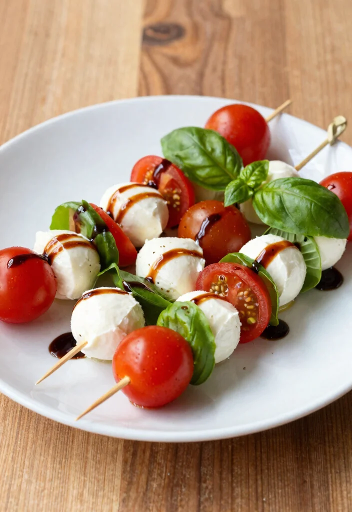 12 Easy Keto Lunch Recipes for Fast Satisfying Midday Meals - 7. Caprese Salad Skewers