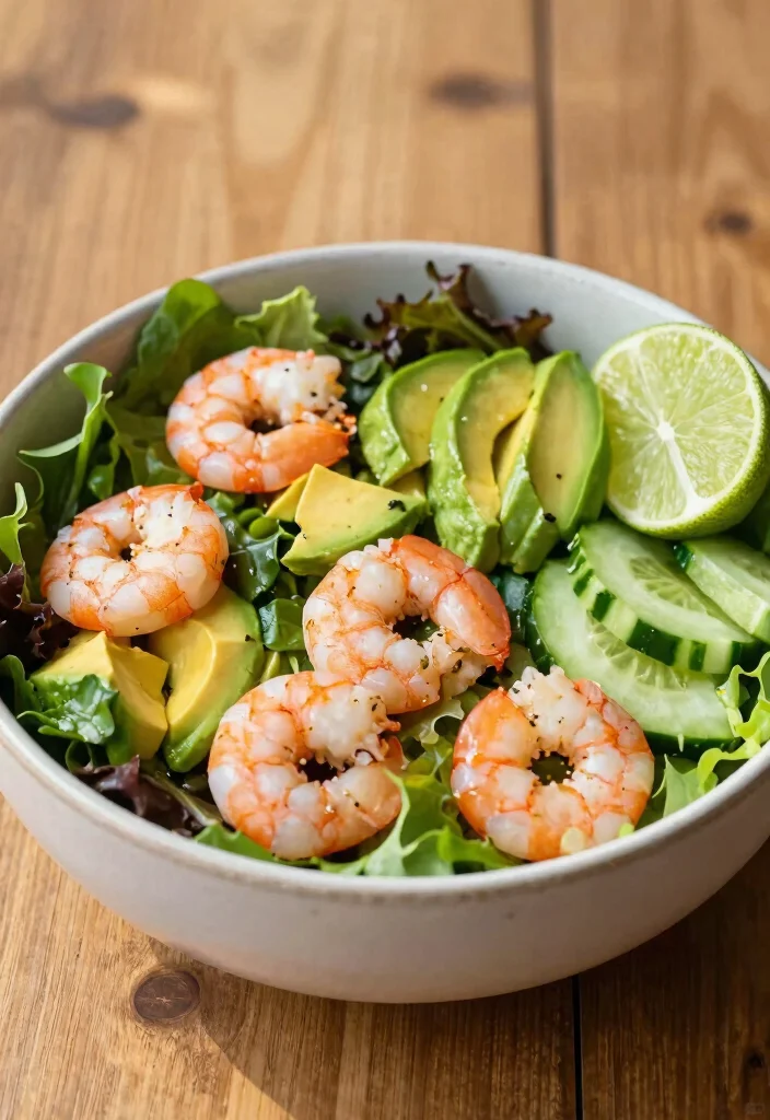 12 Easy Keto Lunch Recipes for Fast Satisfying Midday Meals - 8. Shrimp Avocado Salad