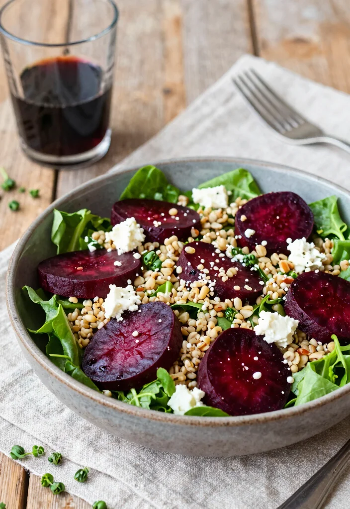 12 Elevated Dinner Recipes for Simple Impressive Flavor - 10. Beet and Barley Salad with Feta