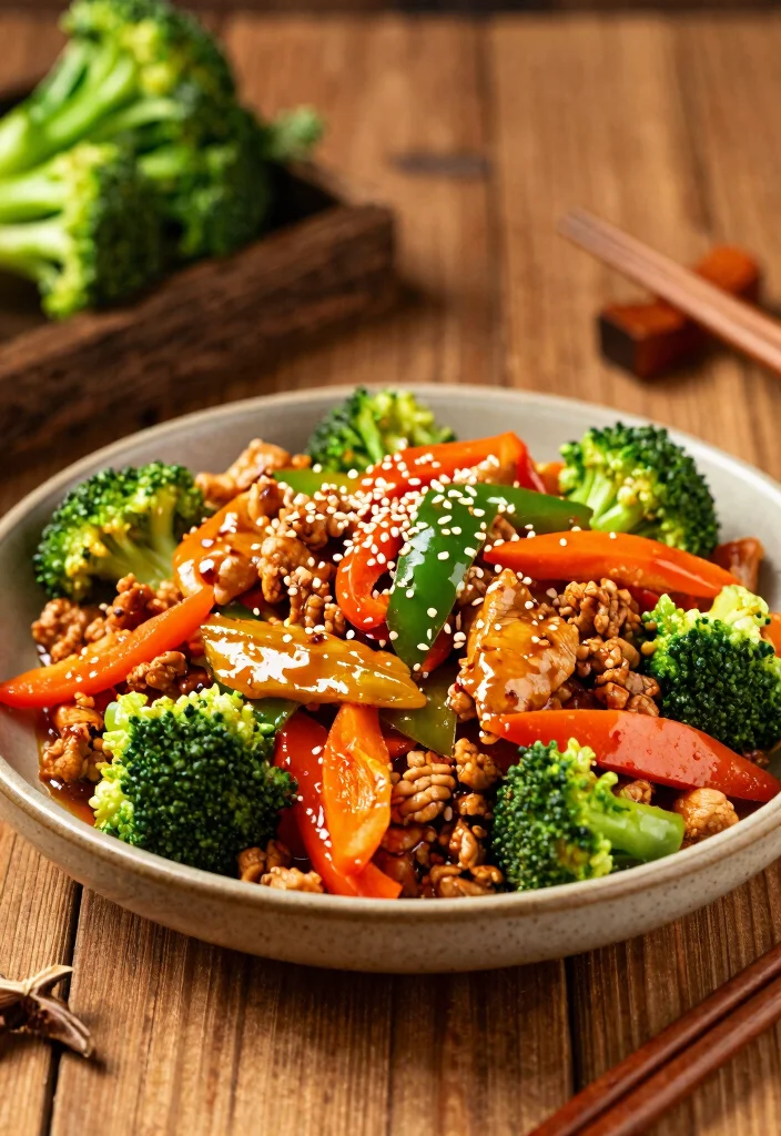 12 Ground Meat Dinner Recipes for Easy Budget-Friendly Meals - 3. Spicy Ground Chicken Stir-Fry