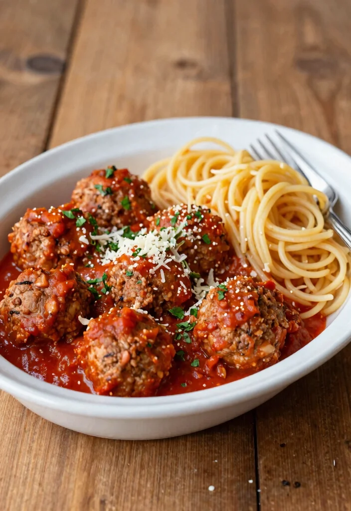 12 Ground Meat Dinner Recipes for Easy Budget-Friendly Meals - 9. Ground Turkey Meatballs in Marinara Sauce