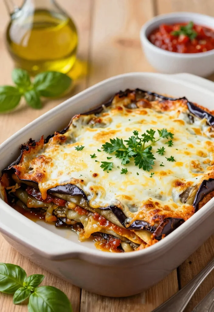 12 Healthy Eggplant Recipes for Light Flavorful Meals - 4. Eggplant Parmesan with a Twist
