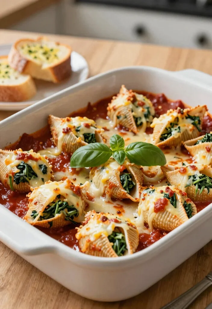 12 Healthy Kid-Friendly Recipes for Easy Nutritious Eating - 6. Spinach and Cheese Stuffed Shells