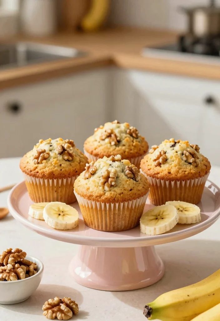 12 Healthy Muffin Recipes for Simple Nutritious Baking - 2. Banana Nut Muffins