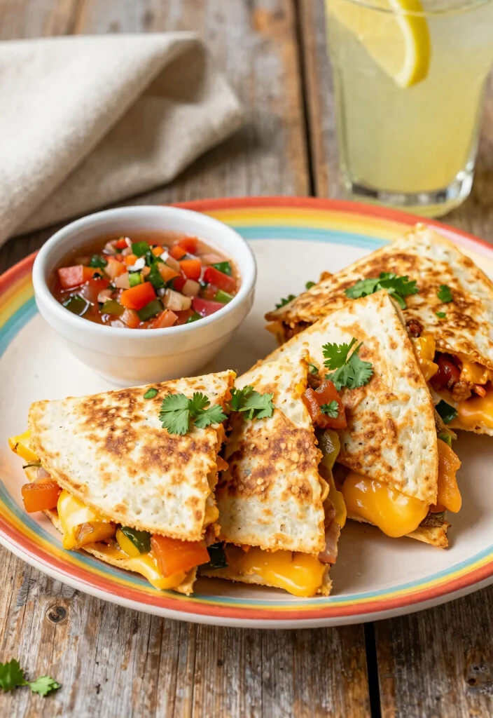 12 Healthy Recipes for Picky Eaters with Simple Mild Flavors - 2. Veggie-Packed Quesadillas