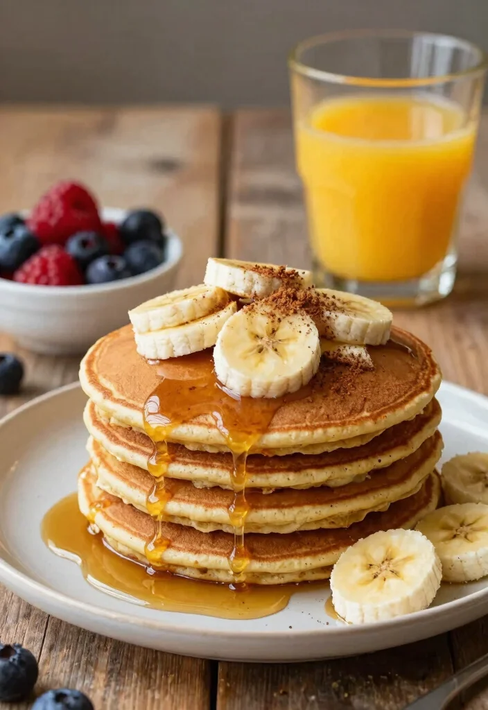 12 Healthy Recipes for Picky Eaters with Simple Mild Flavors - 4. Banana Oatmeal Pancakes