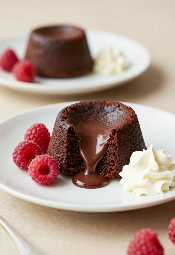 12 Hot Dessert Recipes for Cozy Warm Sweet Comfort - 3. Molten Lava Cake