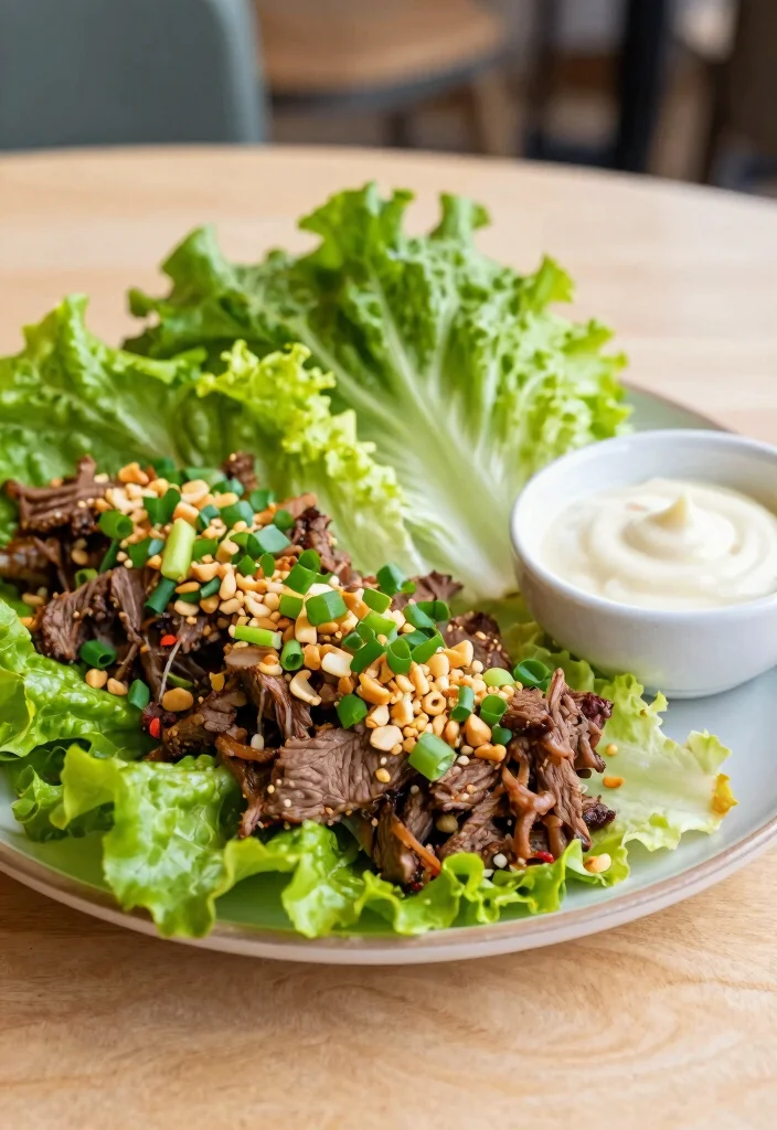 12 Keto Asian Recipes for Easy Flavorful Low-Carb Meals - 2. Beef Lettuce Wraps