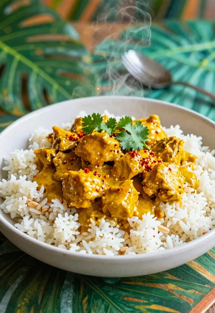 12 Keto Asian Recipes for Easy Flavorful Low-Carb Meals - 6. Coconut Curry Chicken