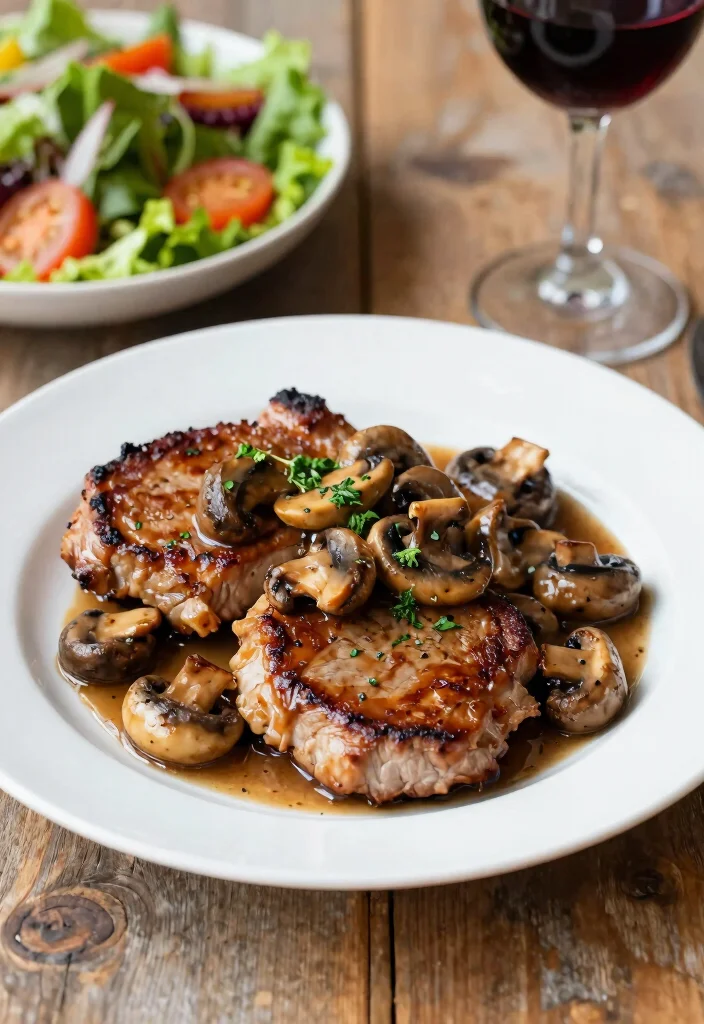 12 Keto Instant Pot Recipes for Fast Hands-Off Low-Carb Meals - 10. Savory Pork Chops with Mushrooms