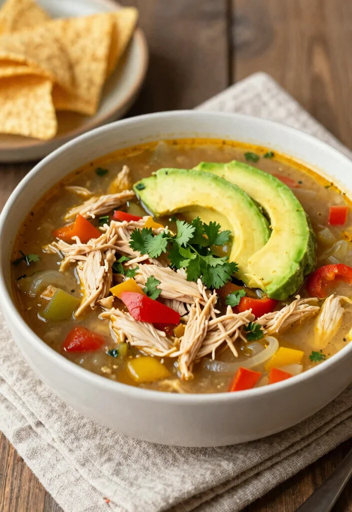 12 Keto Instant Pot Recipes for Fast Hands-Off Low-Carb Meals - 7. Chicken Fajita Soup