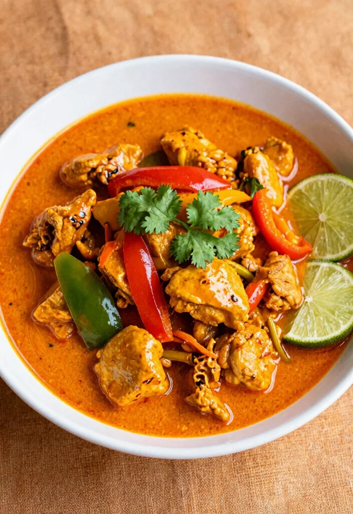 12 Keto Instant Pot Recipes for Fast Hands-Off Low-Carb Meals - 9. Thai Red Curry Chicken