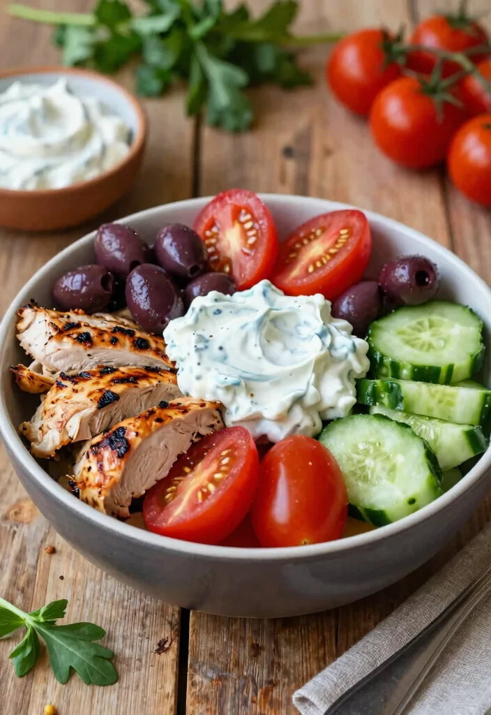 12 Keto Meal Prep Recipes for Easy Make-Ahead Low-Carb Meals - 4. Greek Chicken Bowls