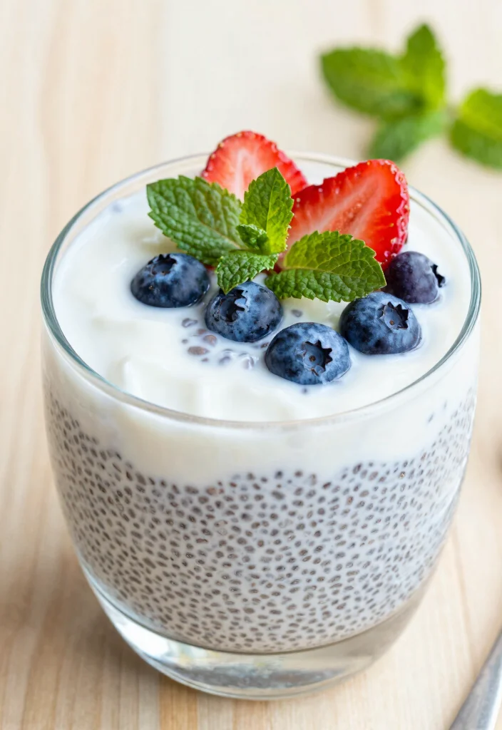 12 Light Healthy Dessert Recipes for Fresh Guilt-Free Sweets - 1. Coconut Chia Pudding