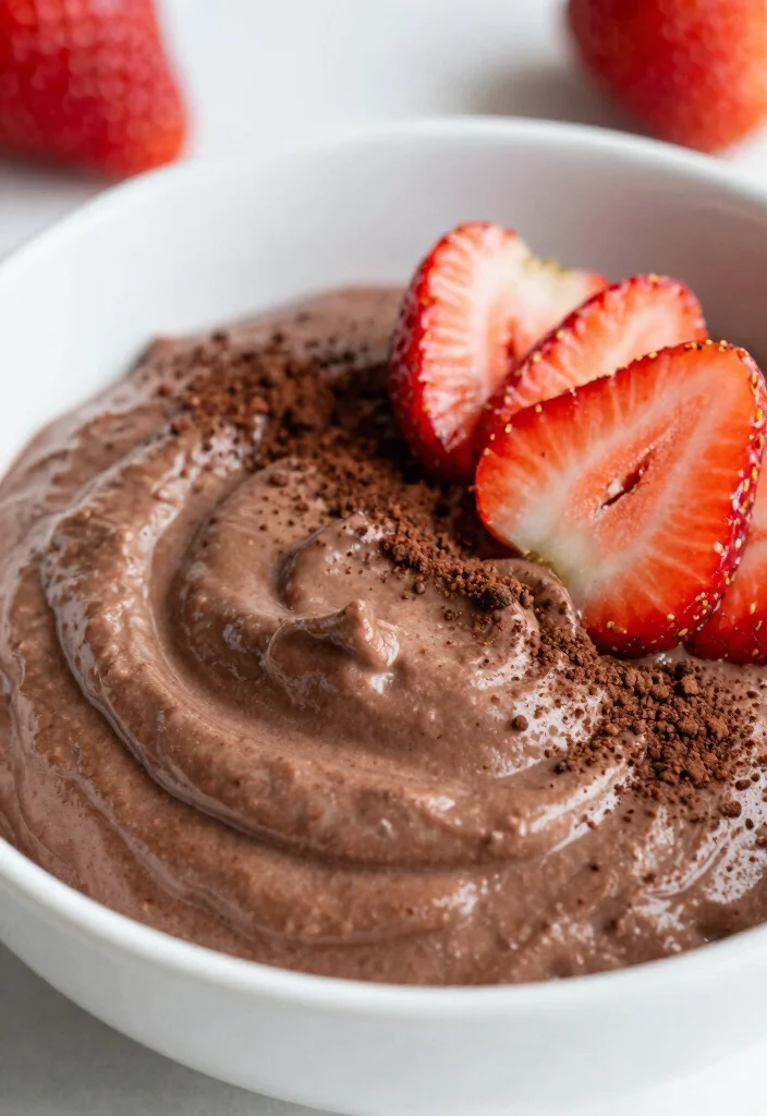 12 Light Healthy Dessert Recipes for Fresh Guilt-Free Sweets - 11. Chocolate Avocado Pudding