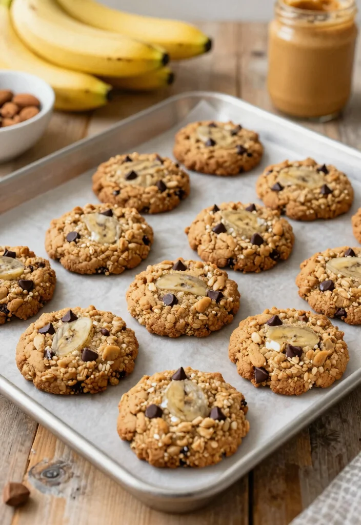 12 Light Healthy Dessert Recipes for Fresh Guilt-Free Sweets - 2. Banana Oatmeal Cookies