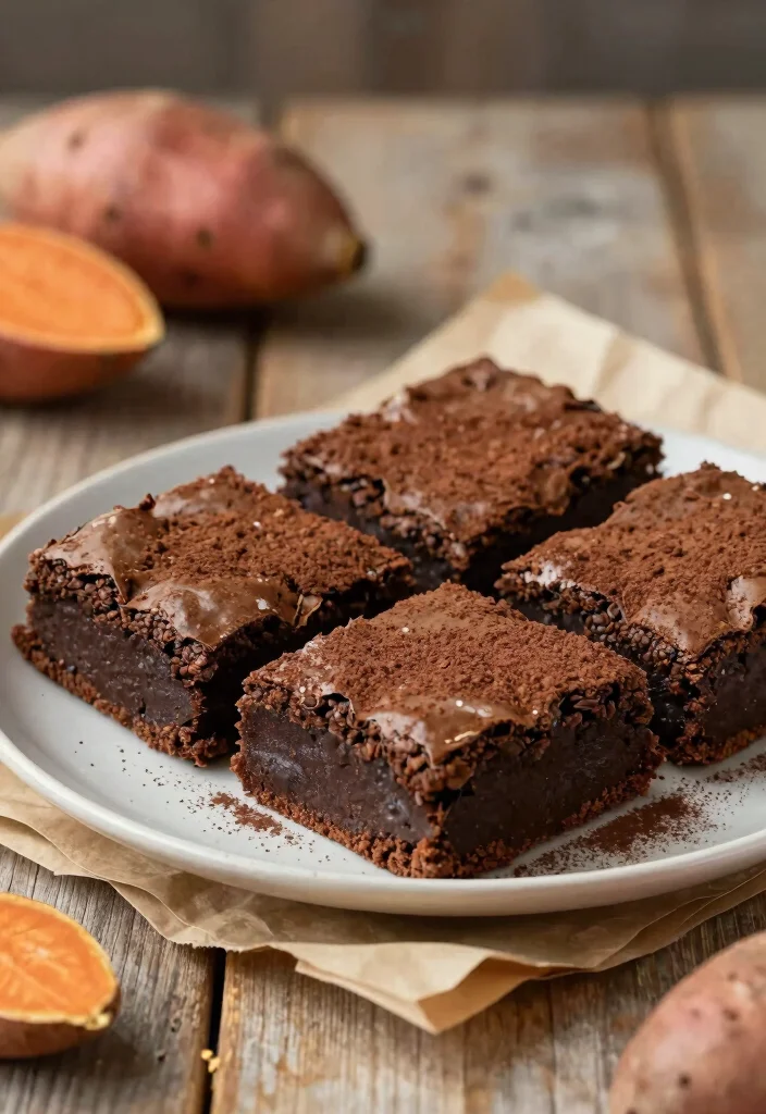 12 Light Healthy Dessert Recipes for Fresh Guilt-Free Sweets - 5. Sweet Potato Brownies