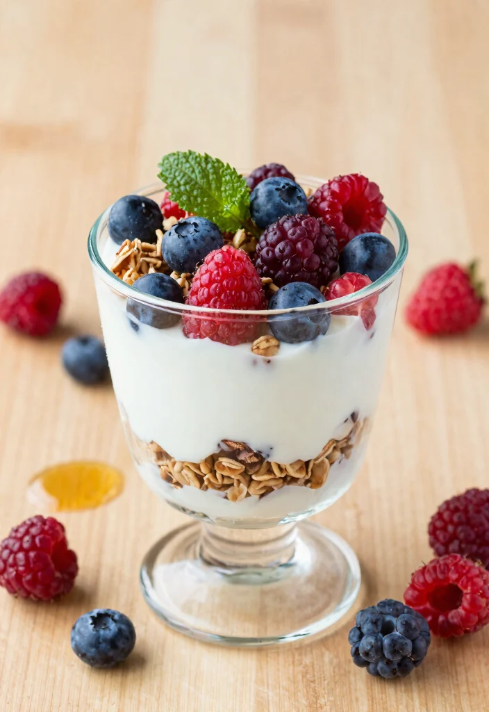 12 Light Healthy Dessert Recipes for Fresh Guilt-Free Sweets - 6. Yogurt Parfait