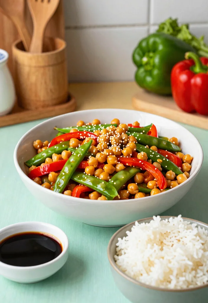 12 Plant-Based Dinner Recipes for Fresh Simple Weeknight Eating - 2. Chickpea Stir-Fry