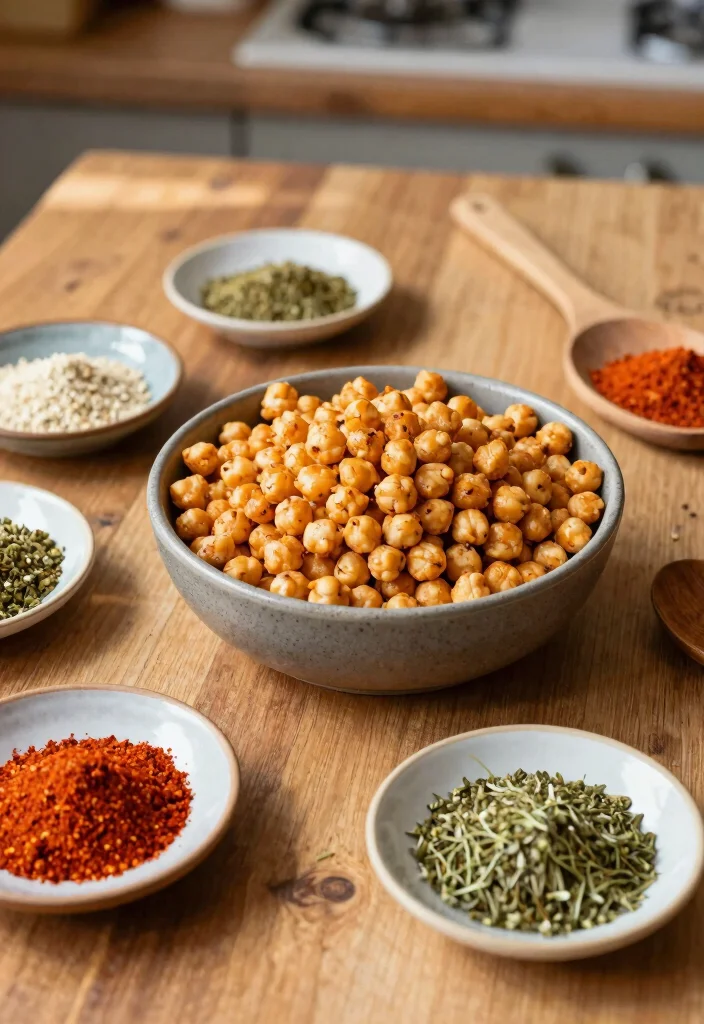 12 Vegan Air Fryer Recipes for Fast Light Crispy Meals - 1. Crispy Air Fryer Chickpeas