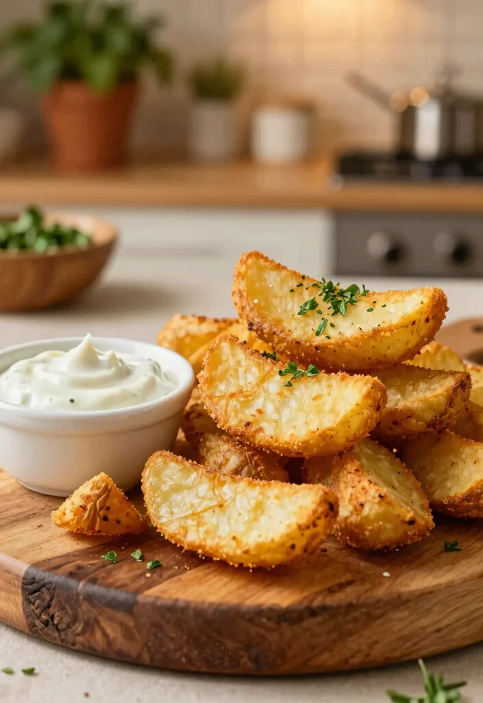 12 Vegan Air Fryer Recipes for Fast Light Crispy Meals - 10. Air Fryer Potato Wedges