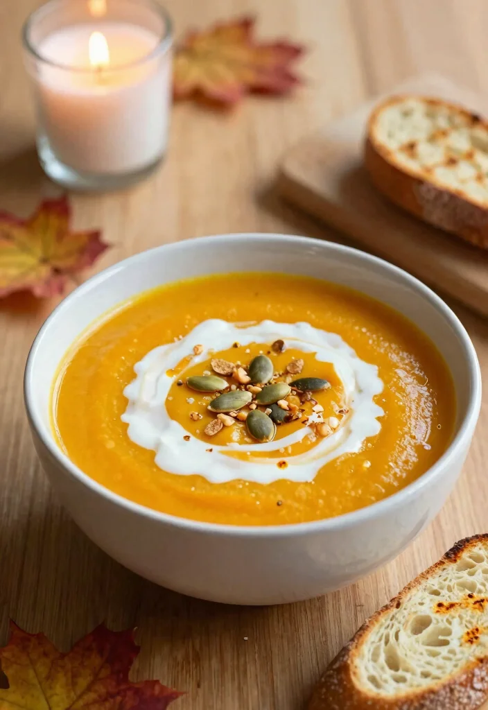 12 Winter Vegan Recipes for Cozy Warming Seasonal Meals - 4. Spiced Butternut Squash Soup
