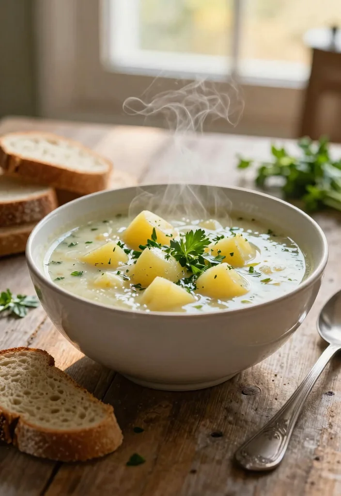 12 Winter Vegan Recipes for Cozy Warming Seasonal Meals - 5. Vegan Potato and Leek Soup