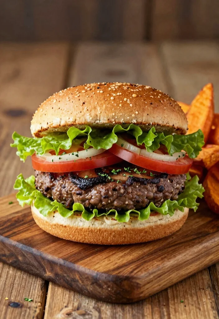 14 Healthy Lunch Ideas Recipes for Simple Balanced Meals - 10. Portobello Mushroom Burger