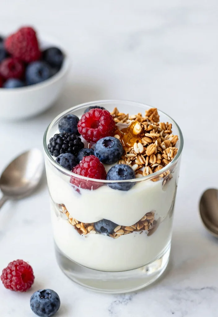14 High-Protein Healthy Recipes for Easy Filling Meals - 2. Greek Yogurt Parfait