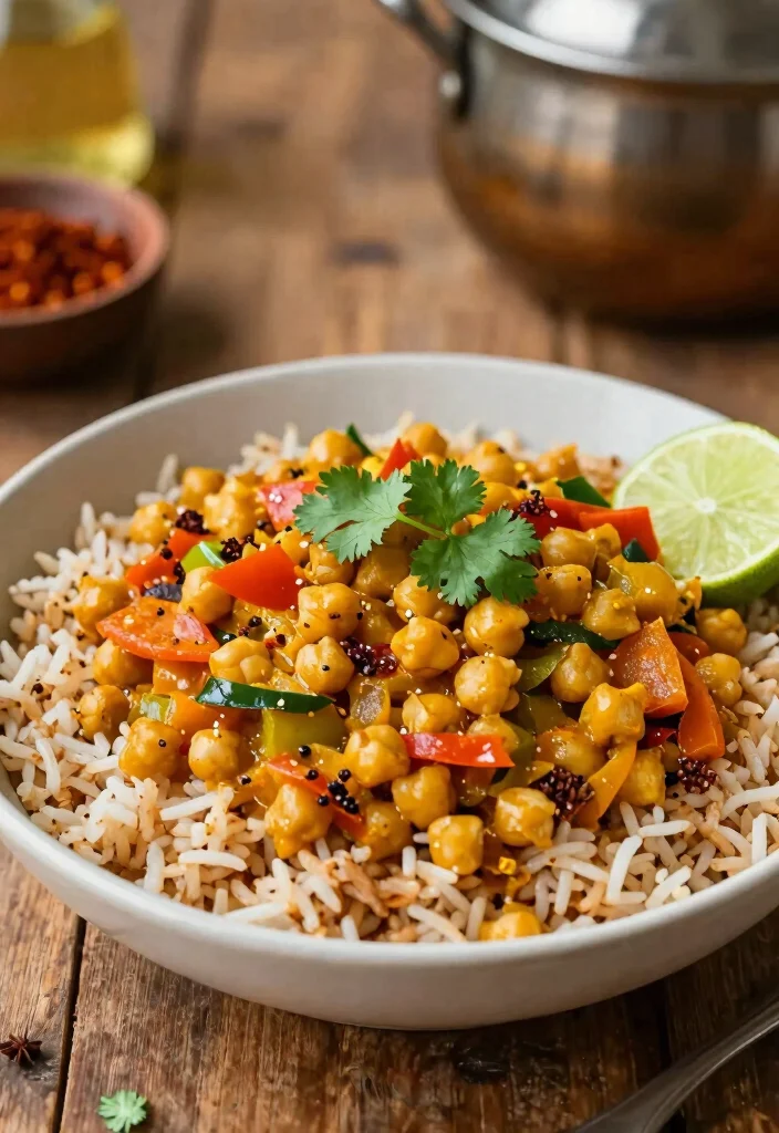 14 High-Protein Healthy Recipes for Easy Filling Meals - 8. Chickpea Curry
