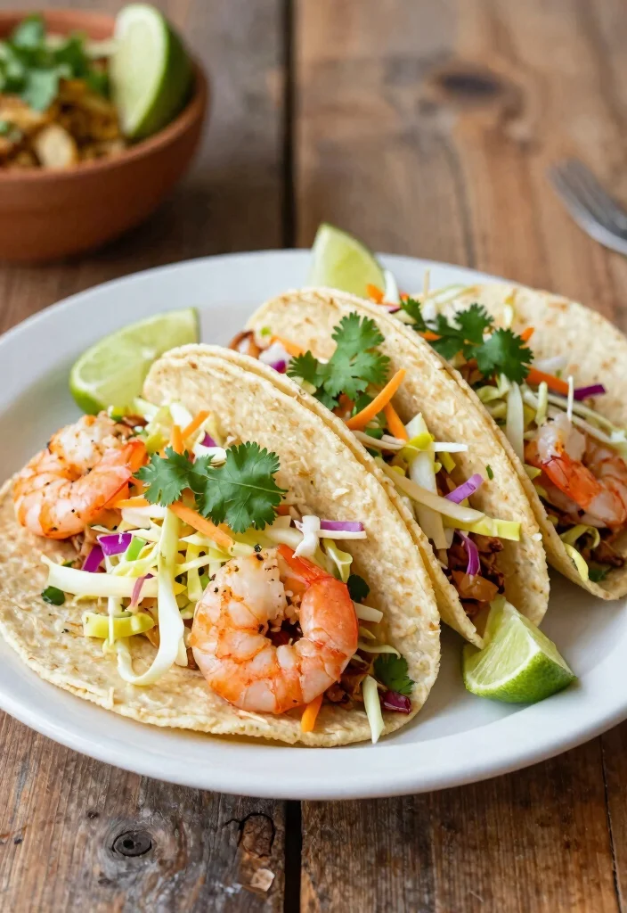 14 Top Dinner Recipes for Easy Delicious Everyday Meals - 6. Shrimp Tacos with Cabbage Slaw