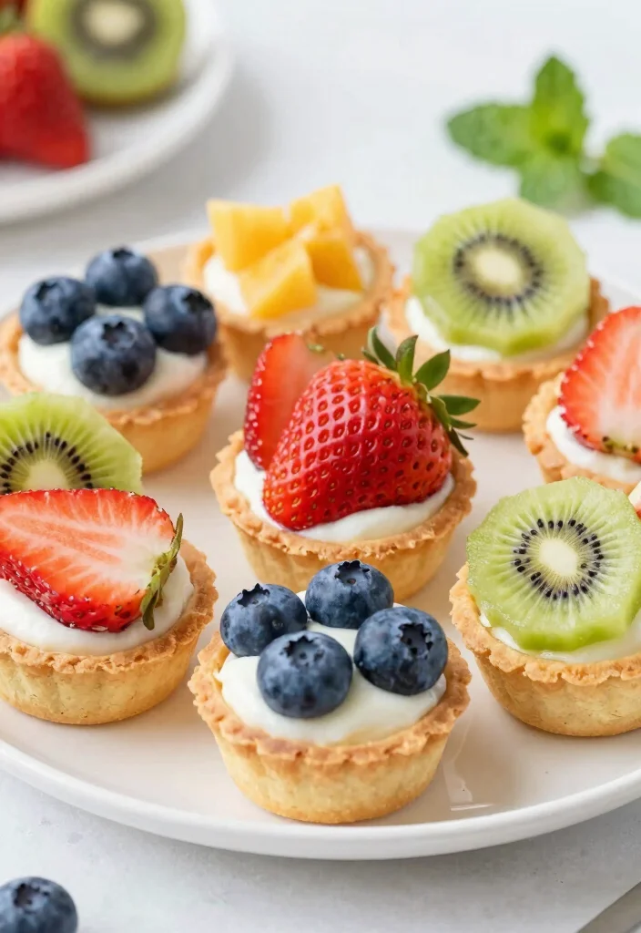 14 Dessert Recipes for Easy Crowd-Pleasing Sweet Treats - 14. Mini Fruit Tarts