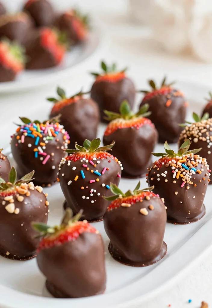 14 Dessert Recipes for Easy Crowd-Pleasing Sweet Treats - 6. Chocolate-Covered Strawberries