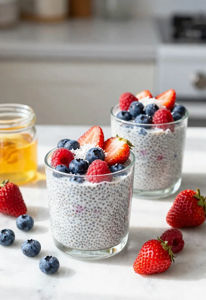 8 No-Salt Dessert Recipes for Light Simple Sweet Ideas - 1. Berry Bliss Chia Pudding