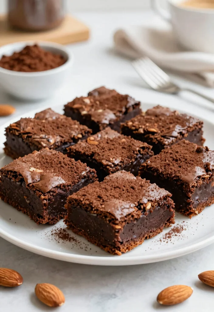 8 No-Salt Dessert Recipes for Light Simple Sweet Ideas - 6. Almond Flour Brownies