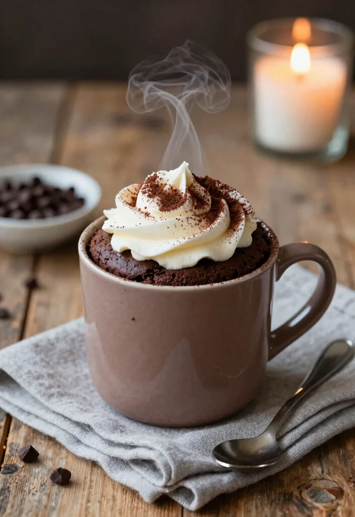 8 Single-Serve Dessert Recipes for Fast Simple Sweet Cravings - 1. Classic Chocolate Mug Cake