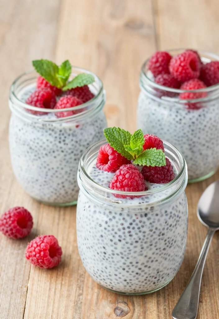 14 Dessert Recipes for Easy Crowd-Pleasing Sweet Treats - 5. Raspberry Chia Seed Pudding