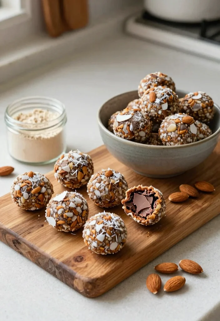 14 Dessert Recipes for Easy Crowd-Pleasing Sweet Treats - 13. Almond Joy Energy Bites