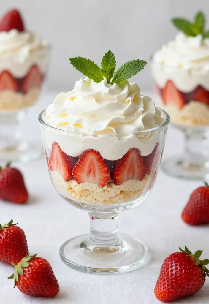 14 Dessert Recipes for Easy Crowd-Pleasing Sweet Treats - 11. Strawberry Shortcake Trifle